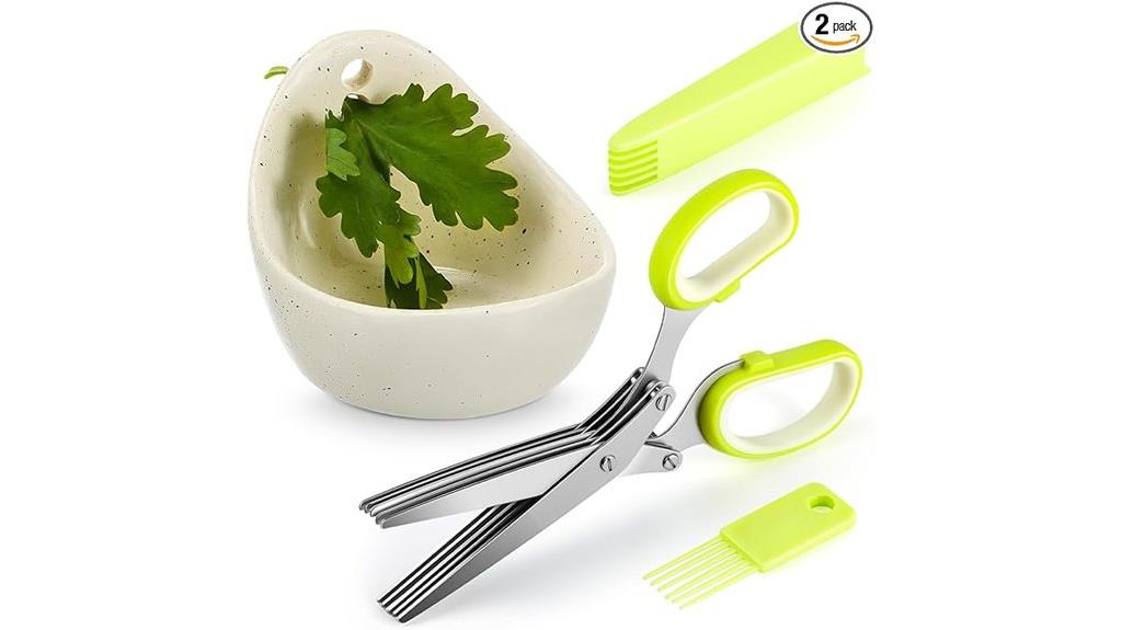 stainless steel herb set