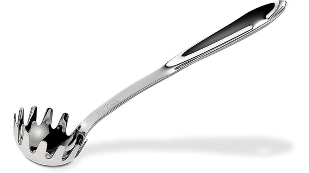 stainless steel pasta ladle