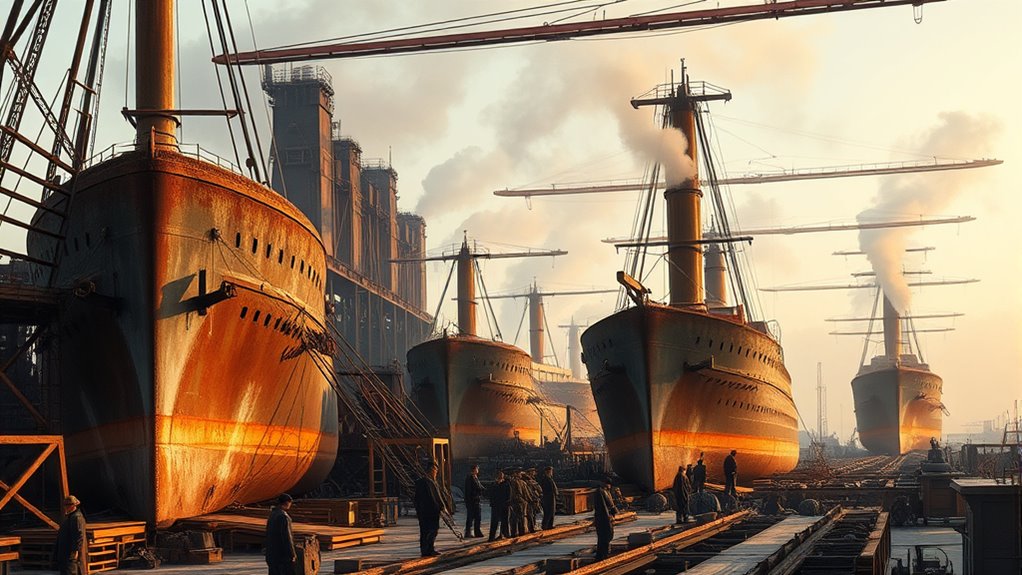 steam ships revolutionize maritime trade