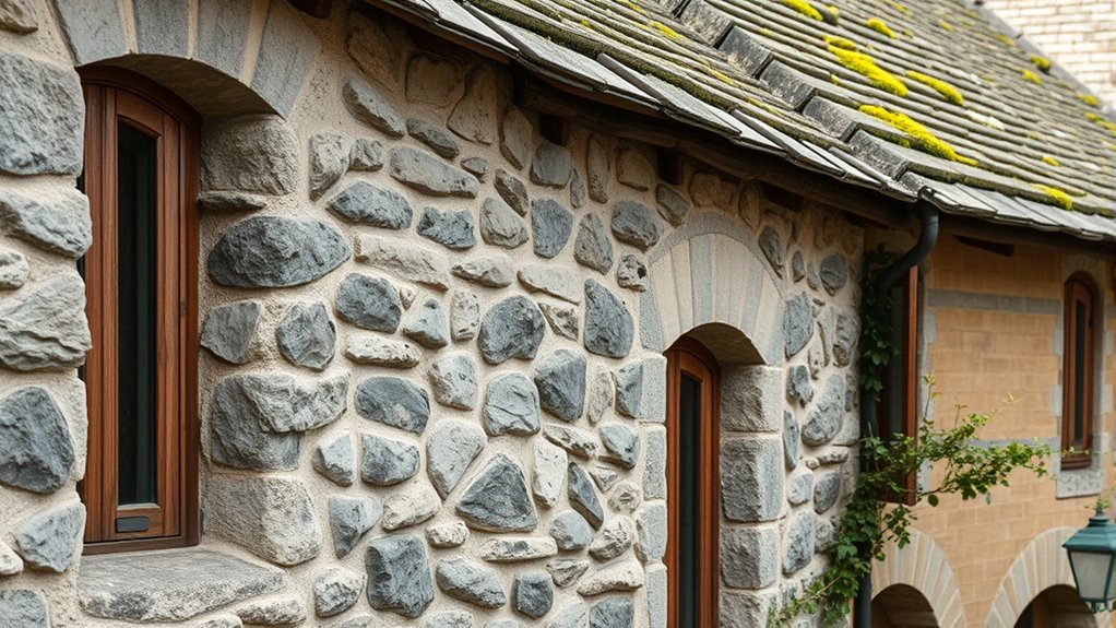 stone built traditional dwellings