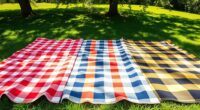 stylish comfortable picnic blankets