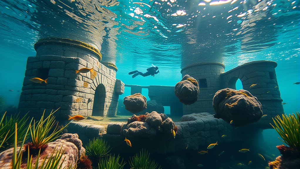 submerged nuragic maritime structures