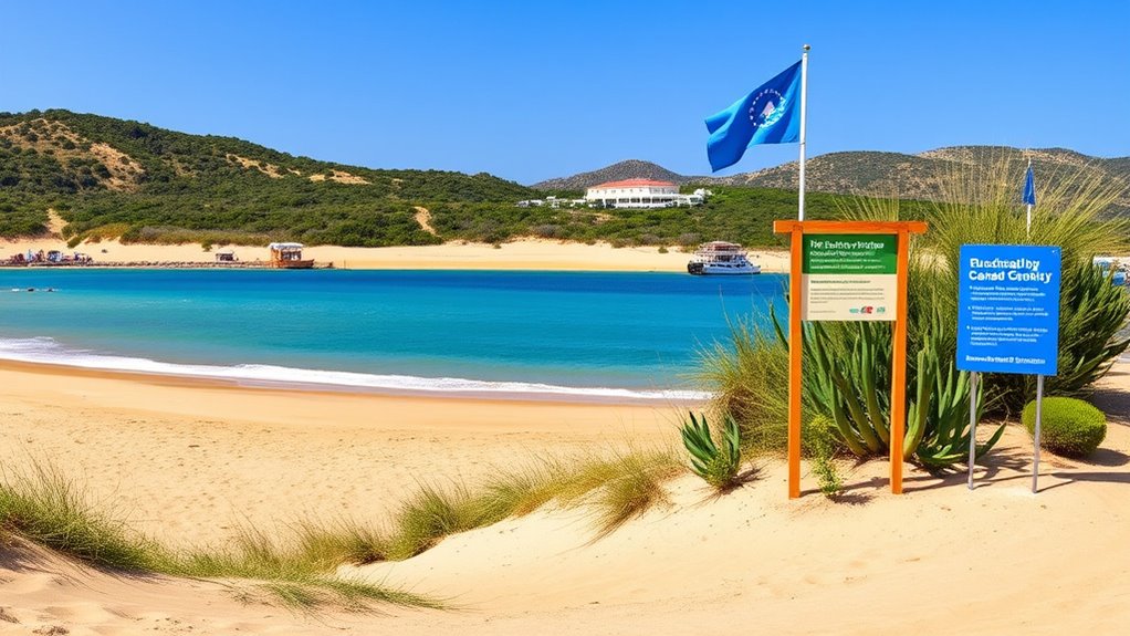 sustainable blue flag beaches
