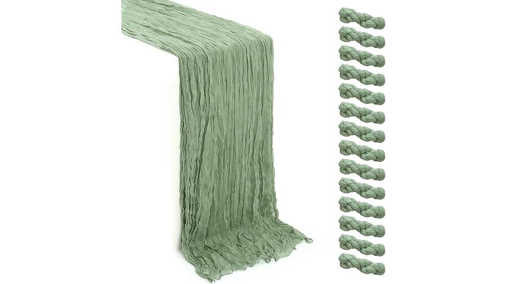 ten foot cheesecloth table runners