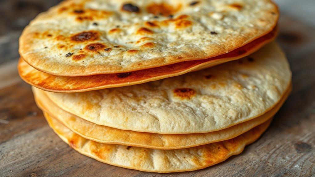 thin layered durable bread