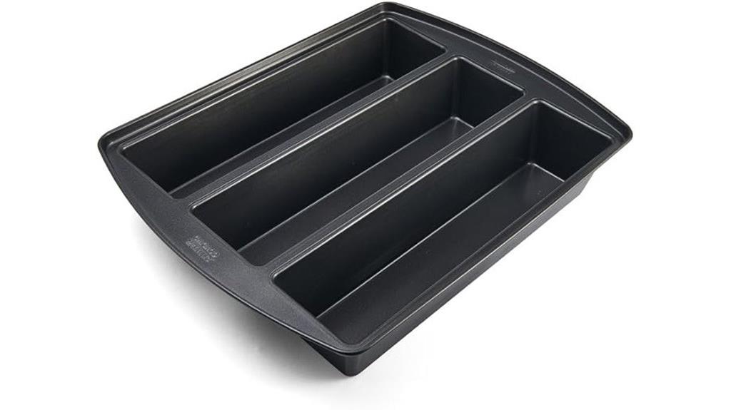 three compartment baking pan