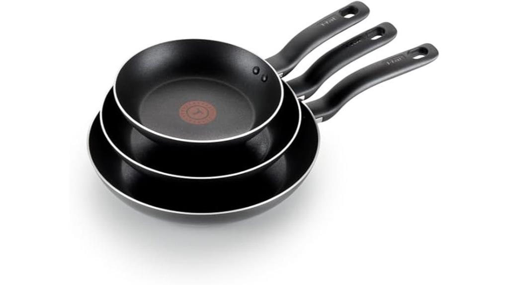 three piece nonstick cookware