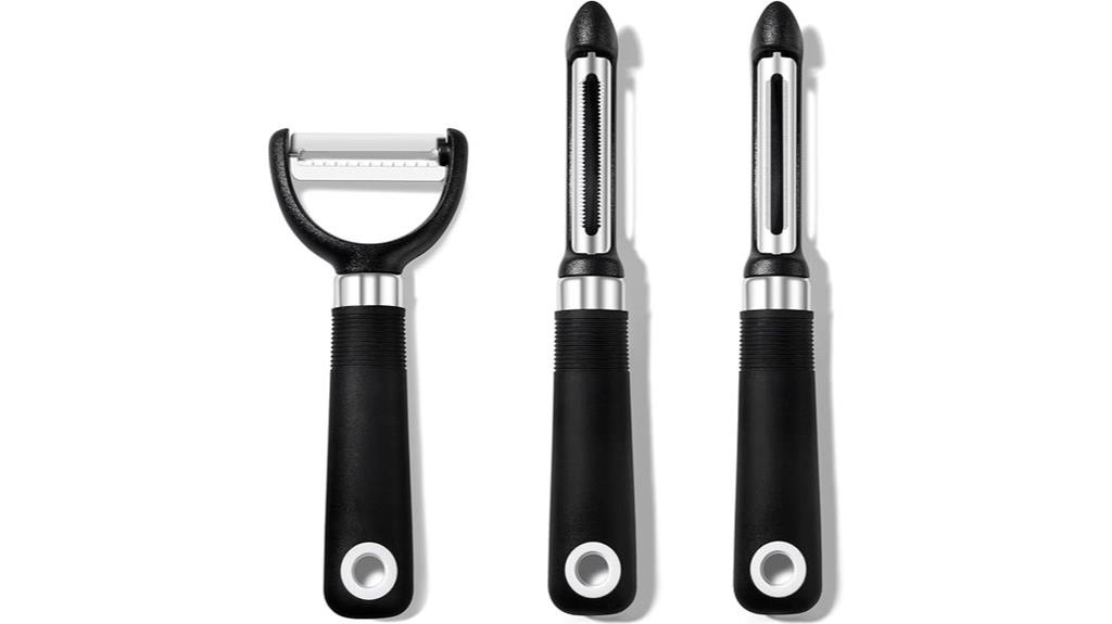 three piece peeler set