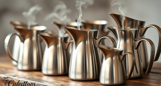 top milk frothing pitchers