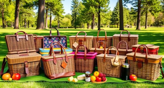 top portable picnic baskets