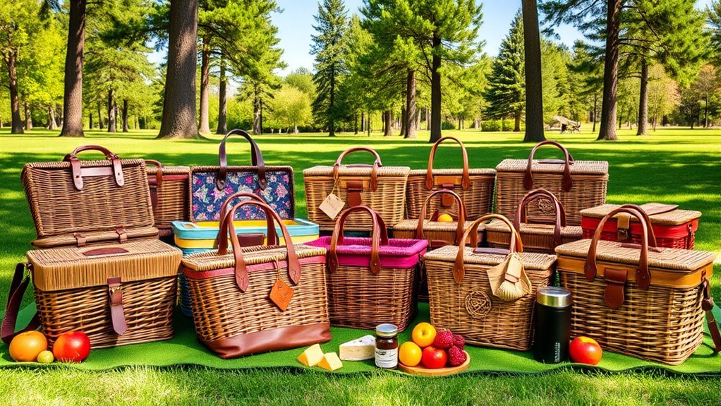 top portable picnic baskets