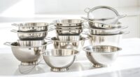 top stainless steel colanders