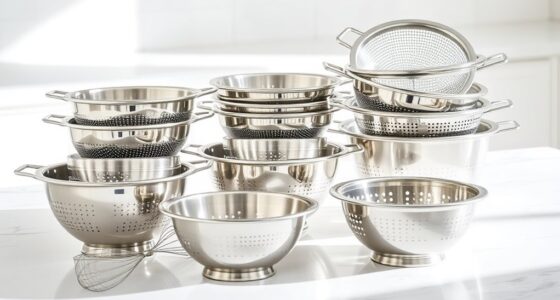 top stainless steel colanders