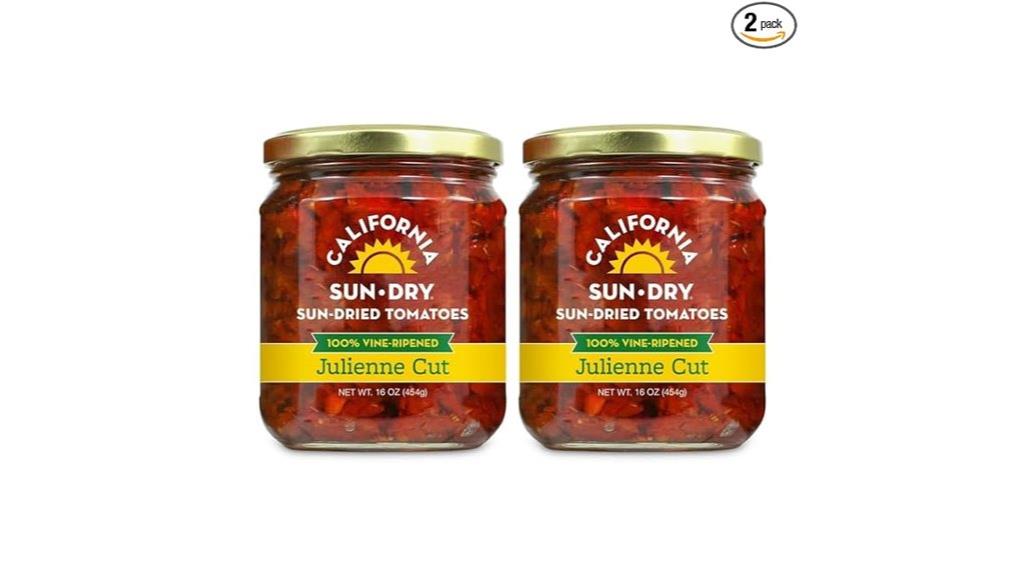 two 16oz sun dried tomatoes