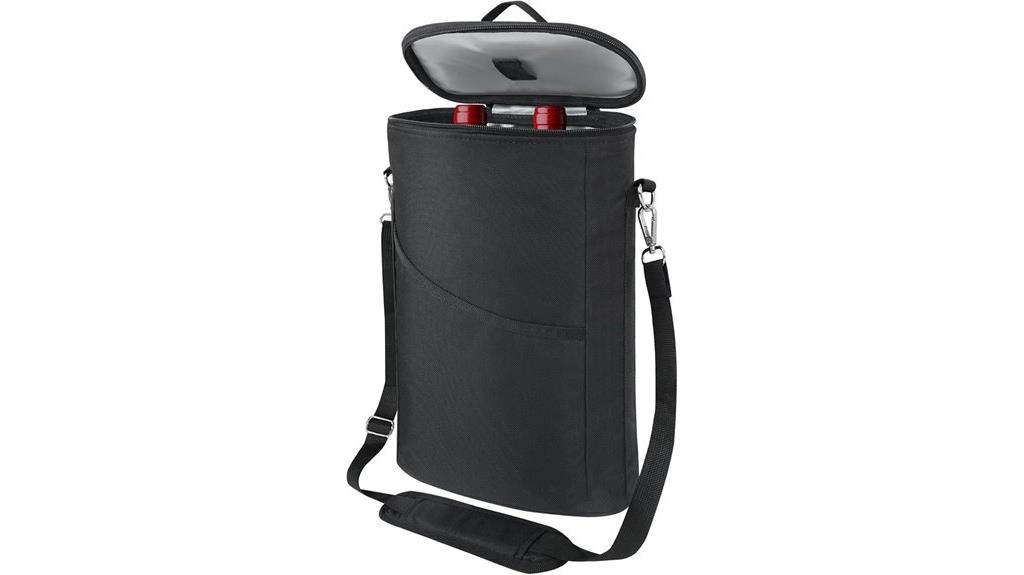 two bottle wine cooler