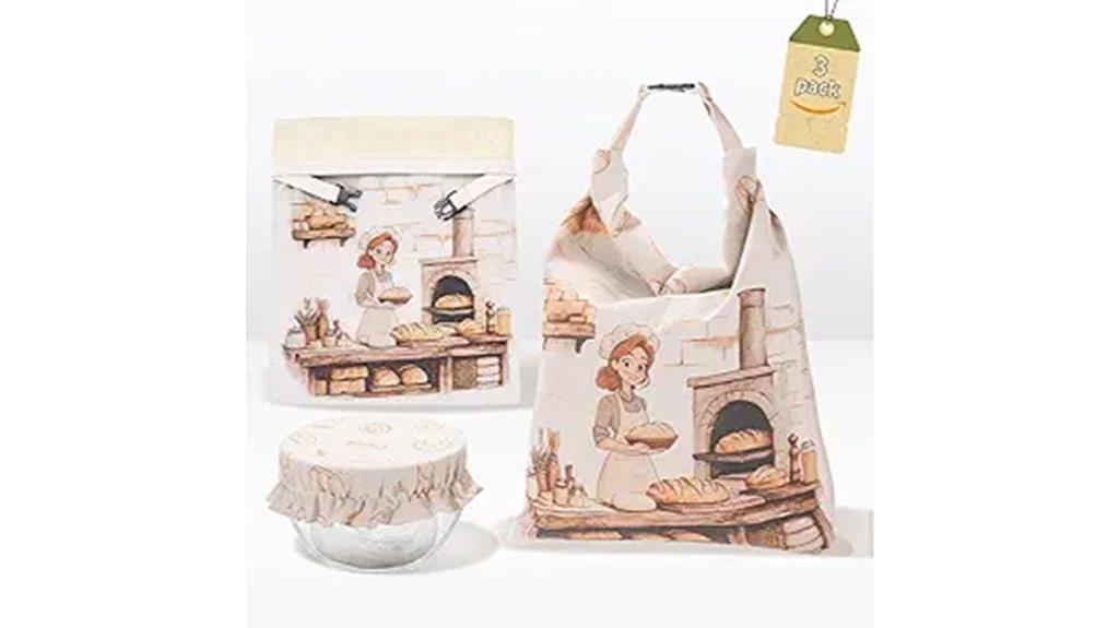 two pack beeswax bread wraps