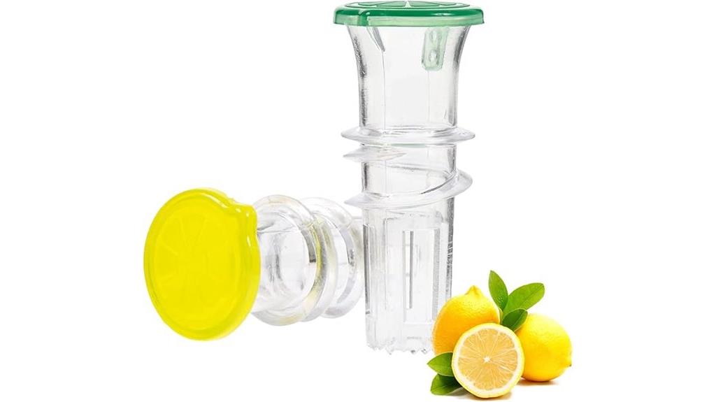 two piece citrus squeezer