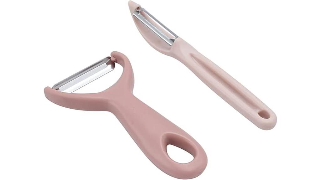 two piece vegetable peeler