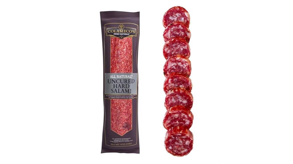 uncured hard salami