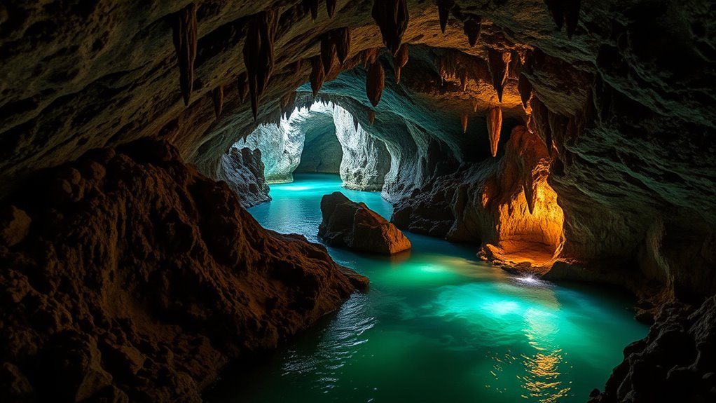 underground rivers shape caves