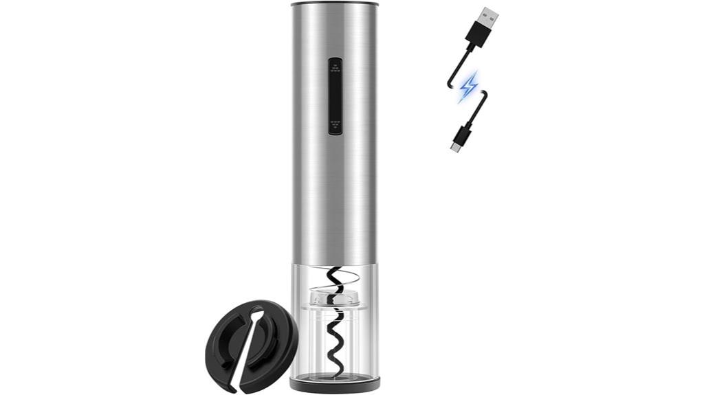 usb c powered wine opener