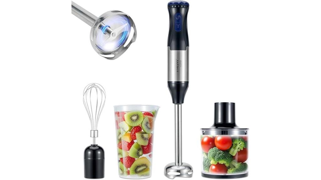 variable speed immersion blender