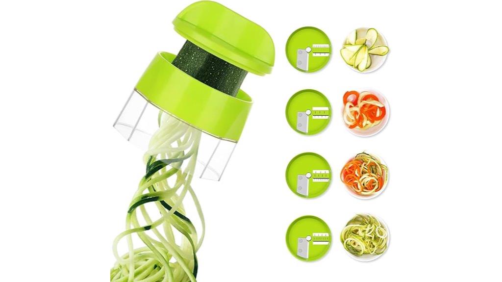 vegetable spiralizer 4 in 1