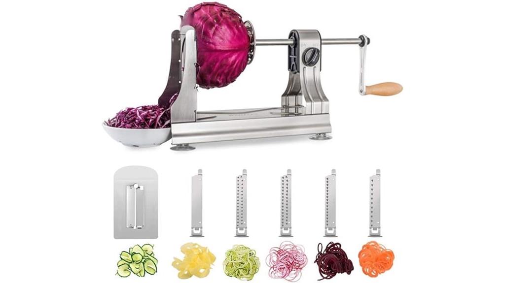 vegetable spiralizer stainless steel