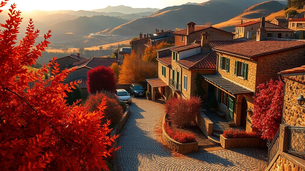 vibrant autumn foliage colors