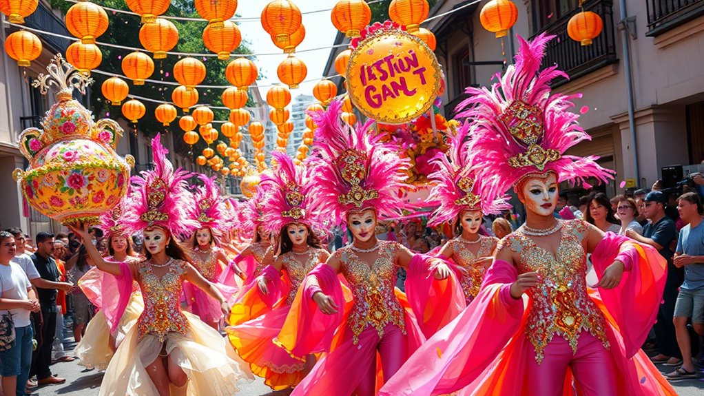 vibrant carnival celebration