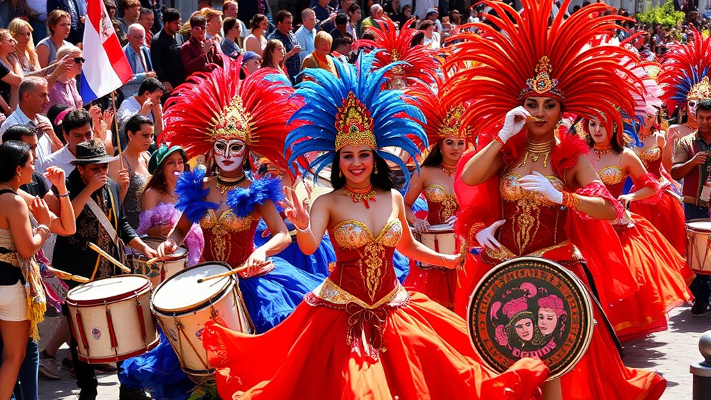 vibrant cultural carnival competitions