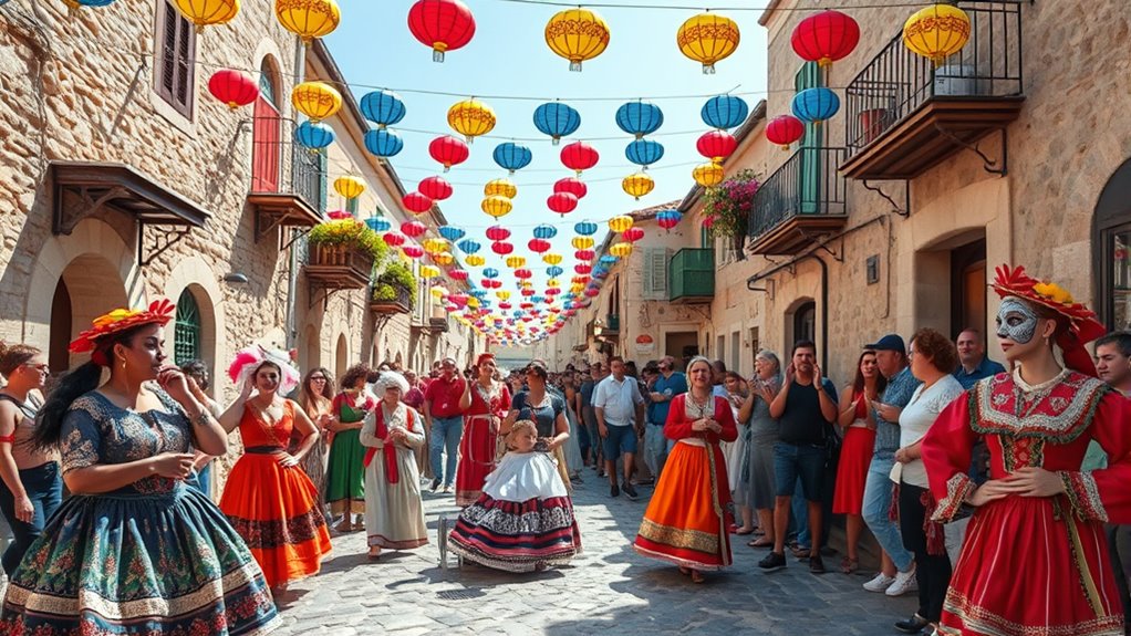 vibrant sardinian cultural celebration