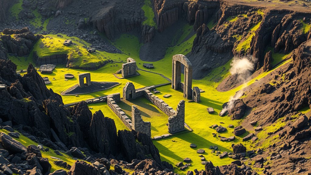 volcanic terrain influences archaeology