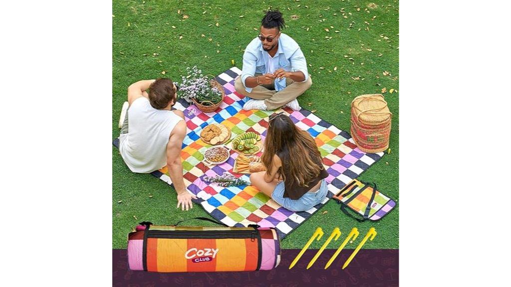 waterproof portable picnic blanket