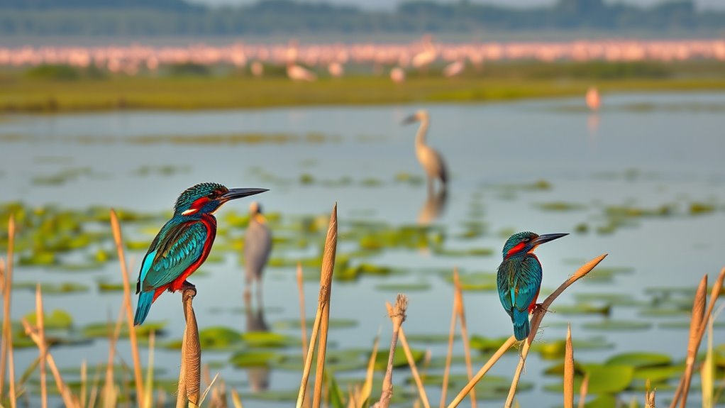 wetlands for birdwatching sardinia