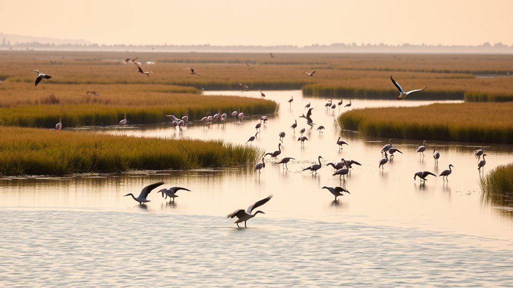 wetlands for migratory birds