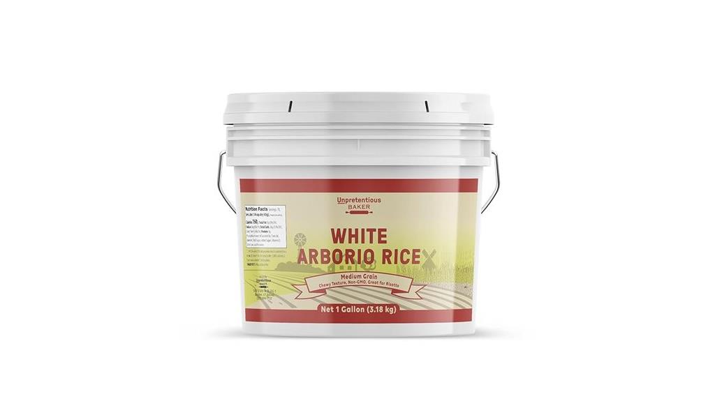 white arborio rice gallon