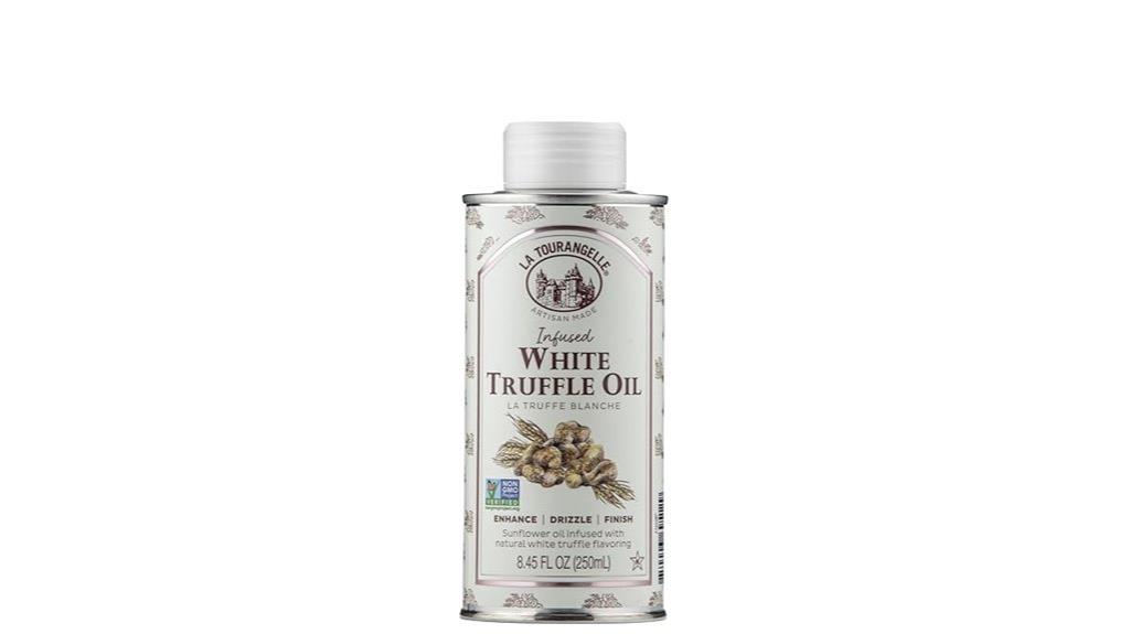 white truffle oil bottle
