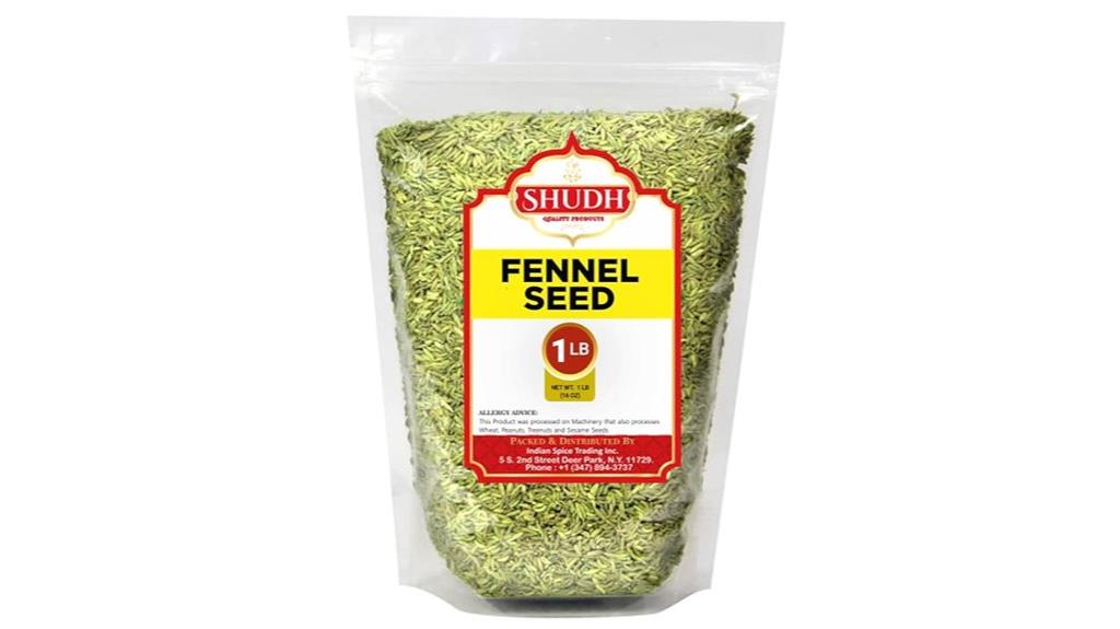 whole fennel seed package