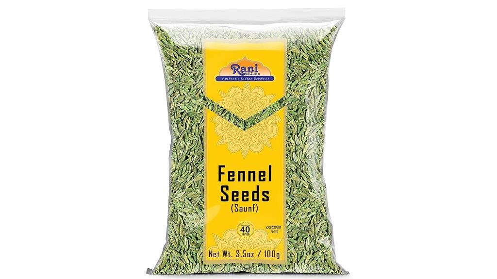 whole fennel seeds package