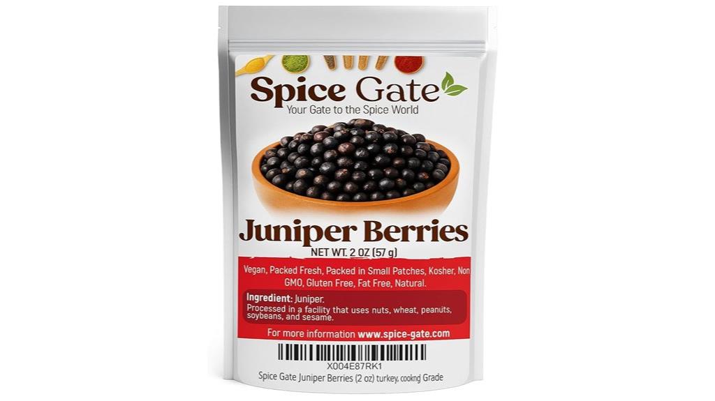 whole juniper spice berries