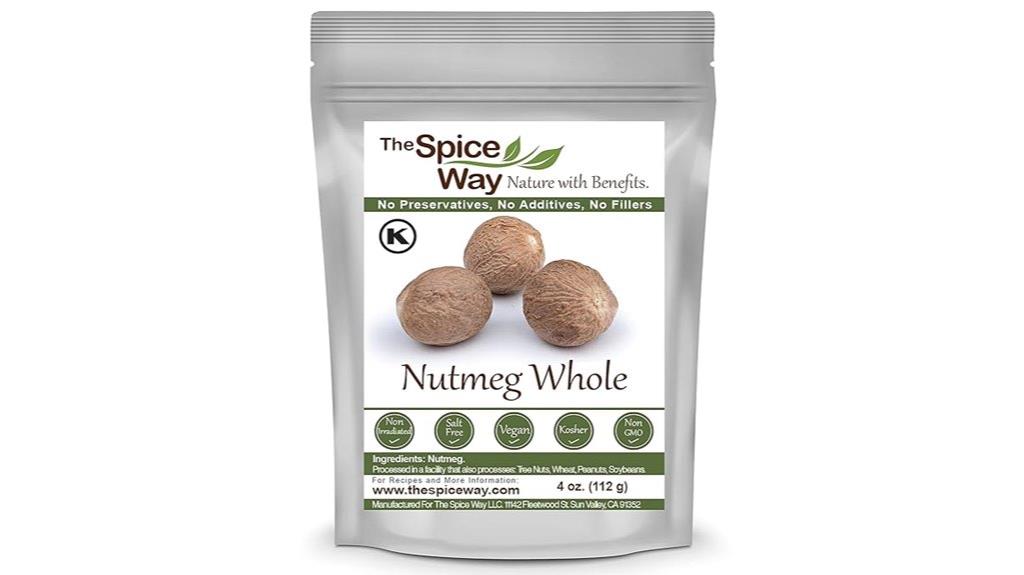 whole nutmeg spice