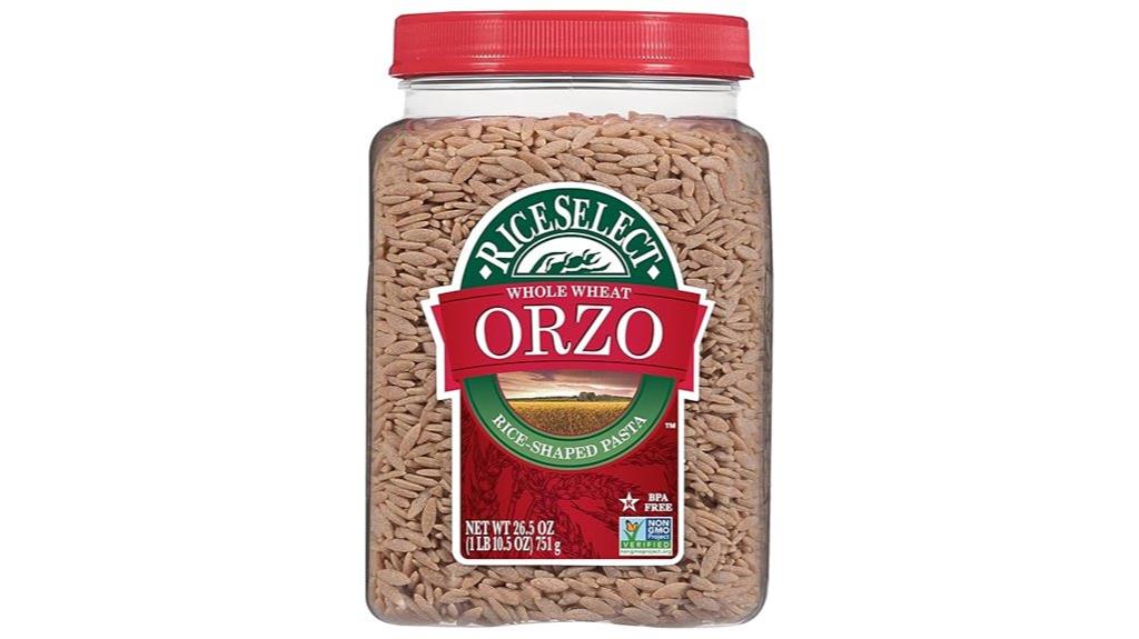 whole wheat orzo pasta