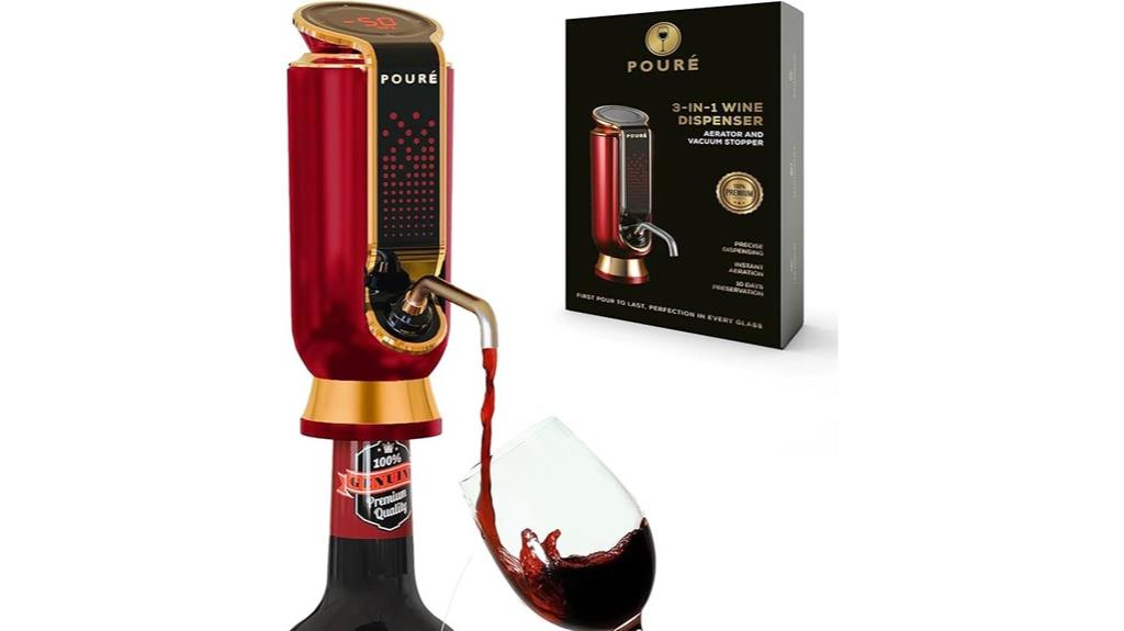 wine preservation and aeration