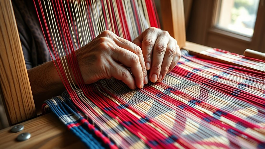 women preserve traditional weaving
