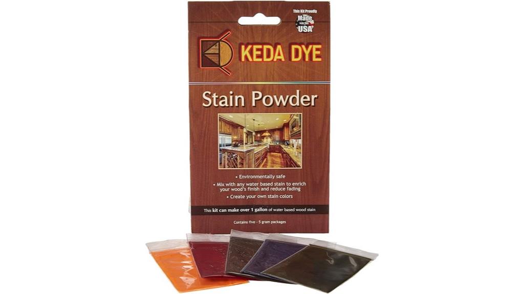 wood stain powder kit