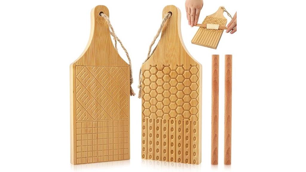 wooden gnocchi maker