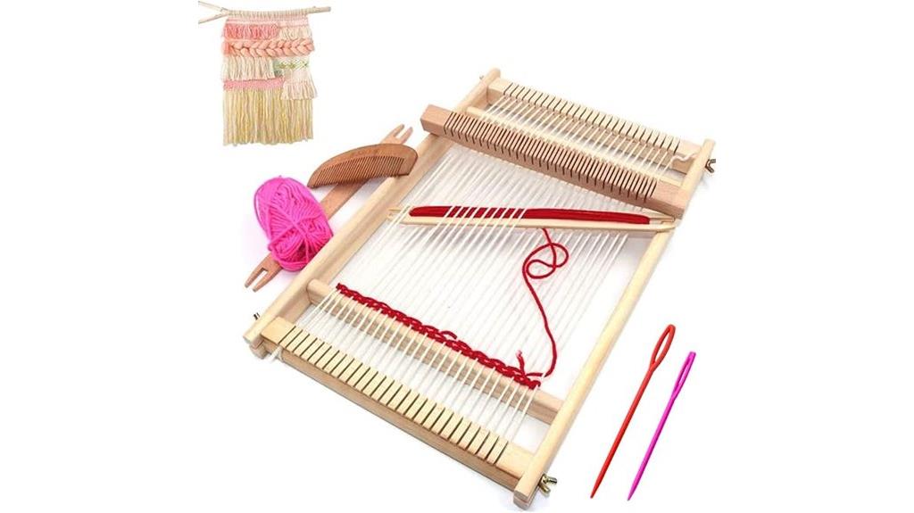 wooden tapestry loom kit