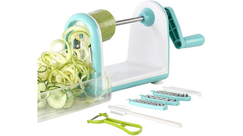 zucchini spiralizer with blades