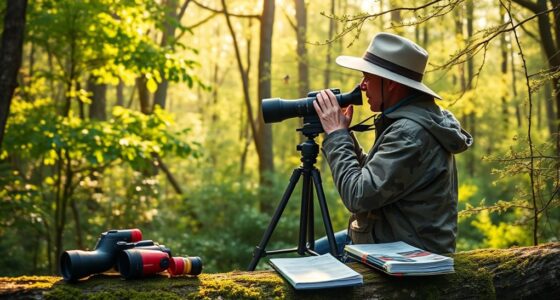 birdwatching gear and locations